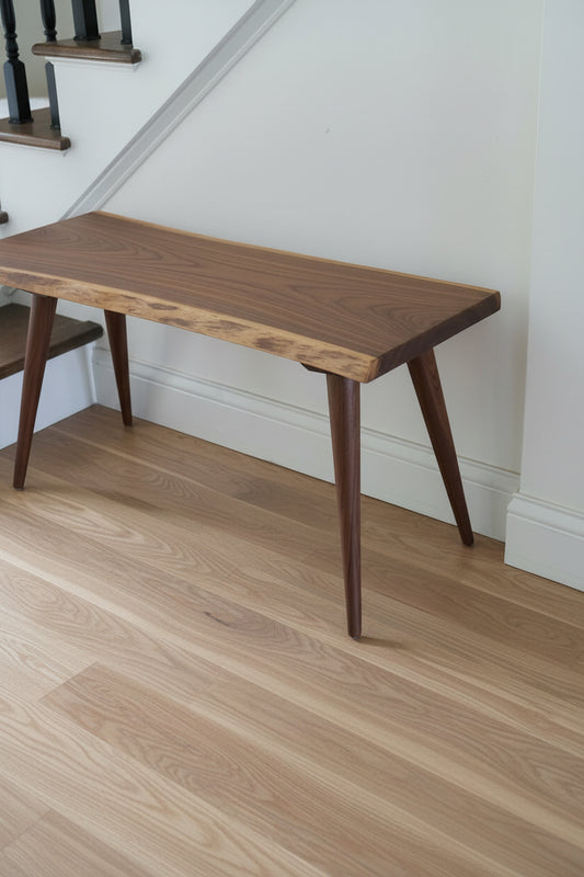 The Wacker Bench | Modern Tapered Leg Bench