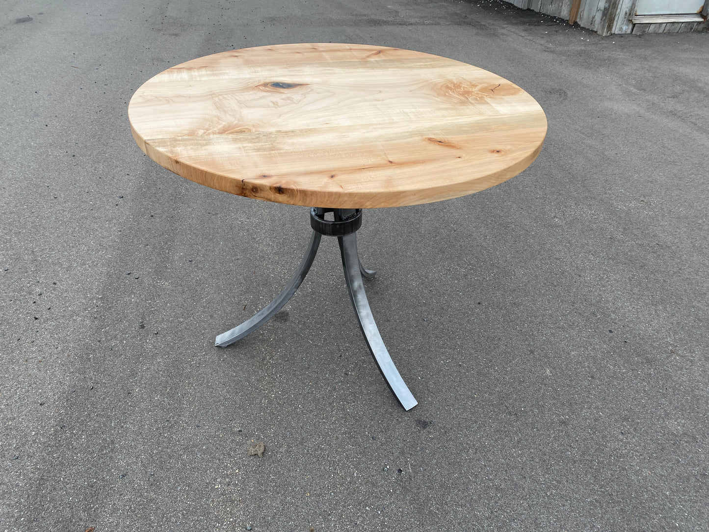 Round Maple Table