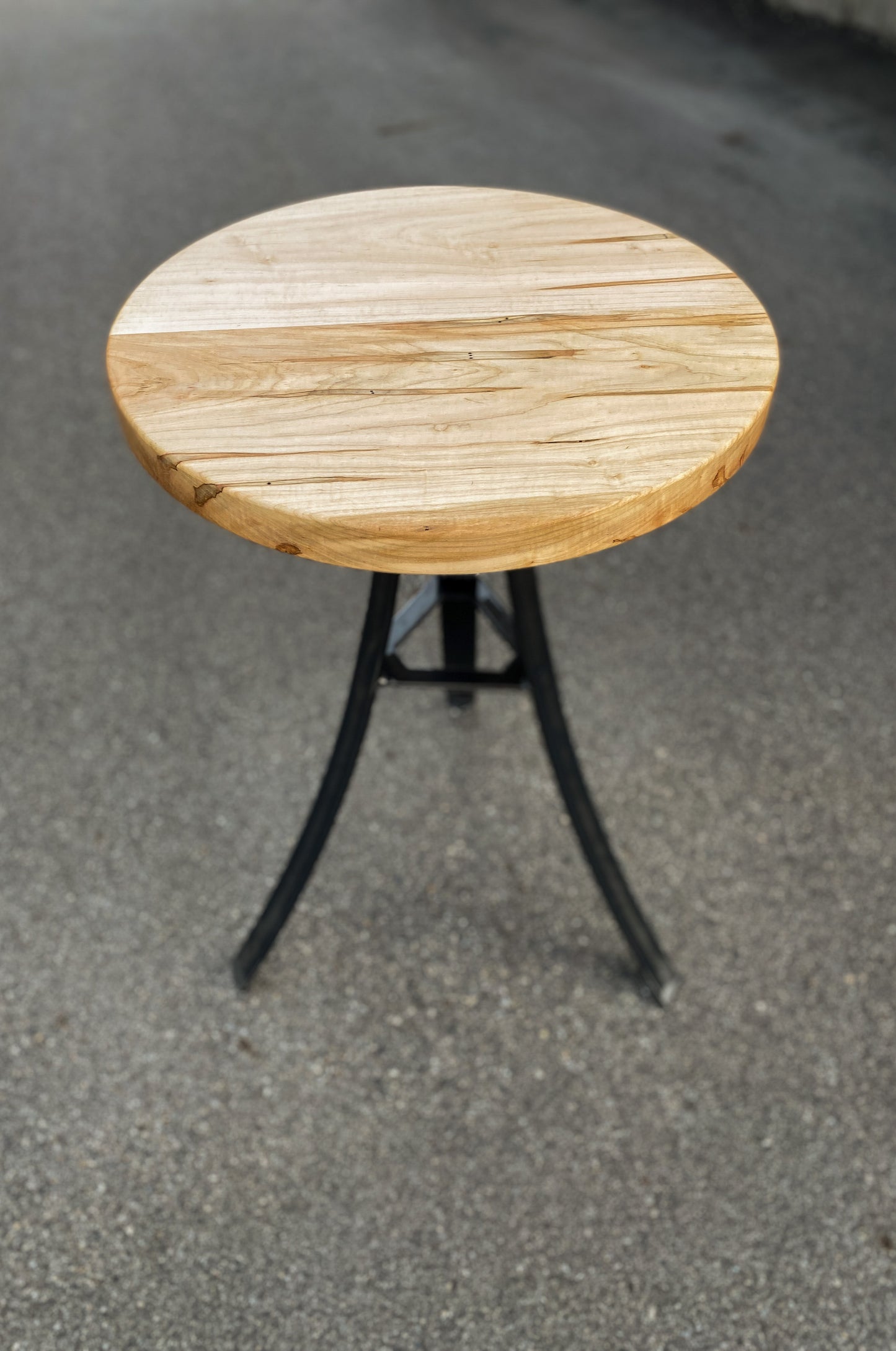 Round Maple Table