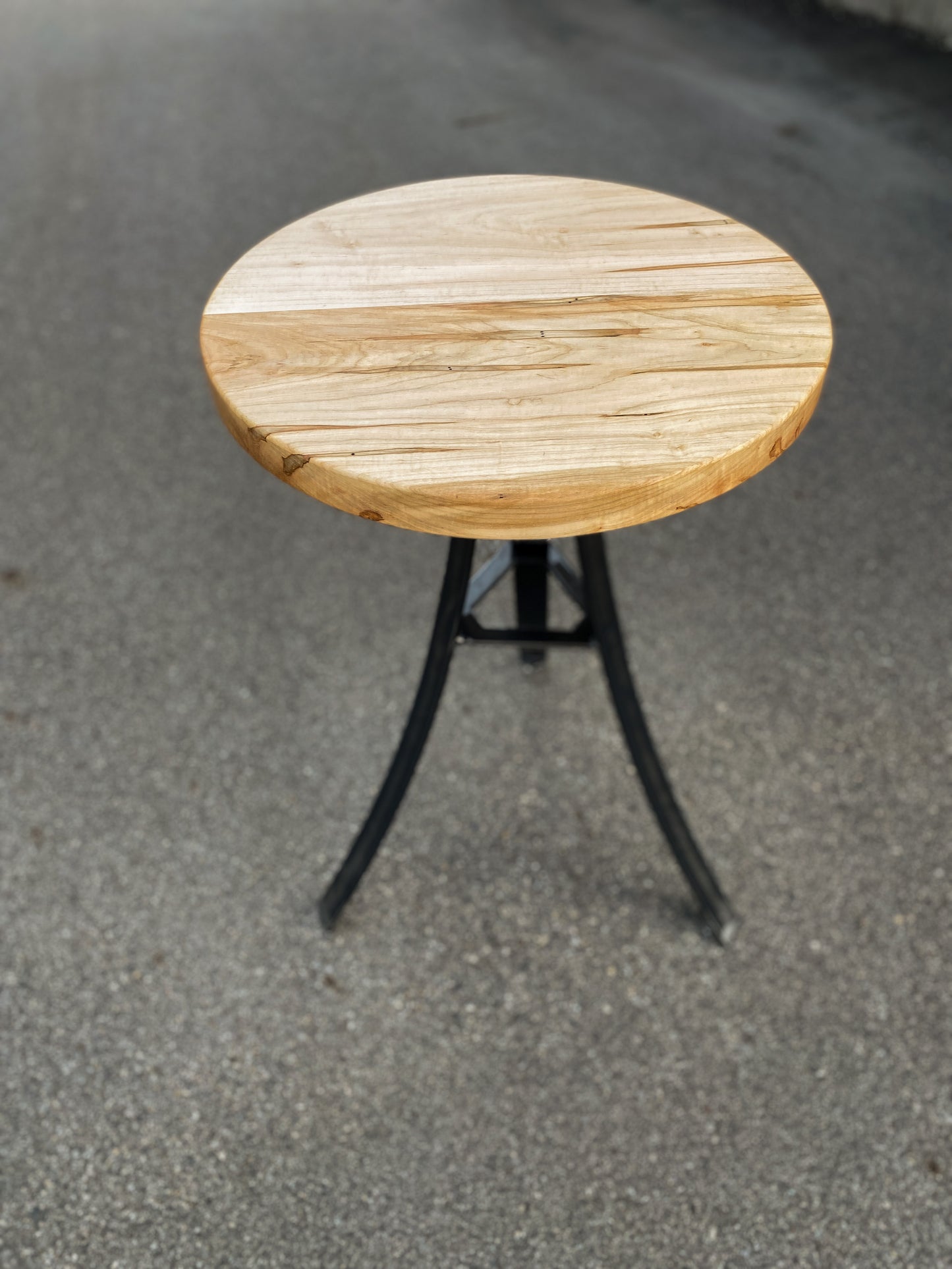 Round Maple Table