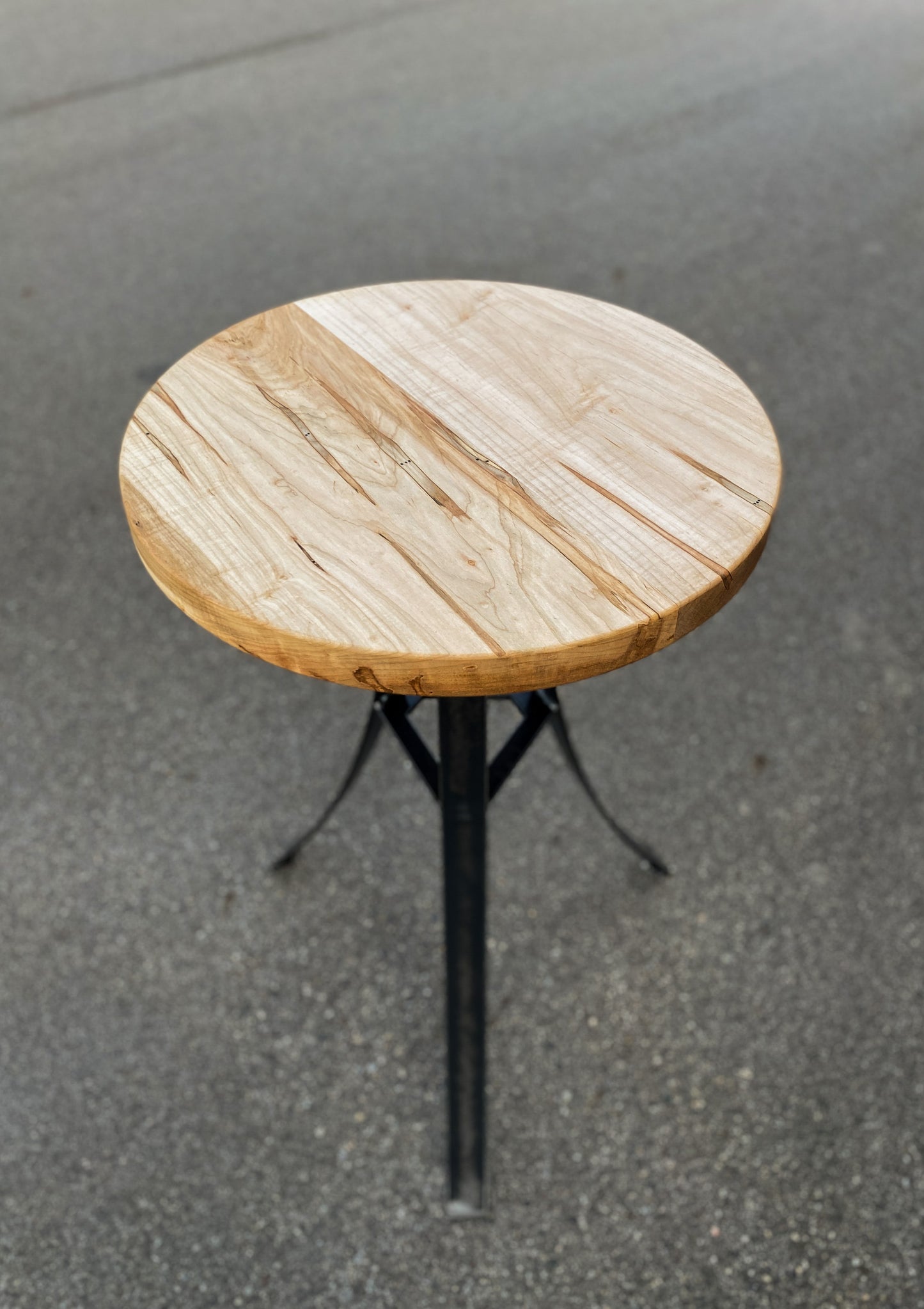 Round Maple Table