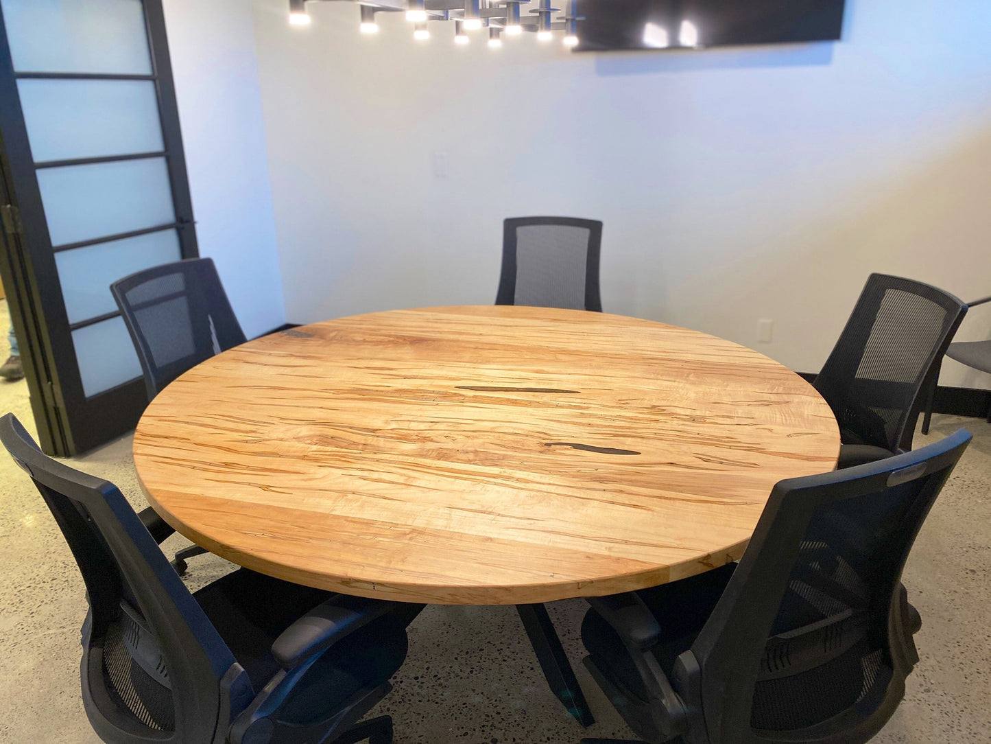 The Lamphouse Table | Round Maple Table 36”-72”, Custom