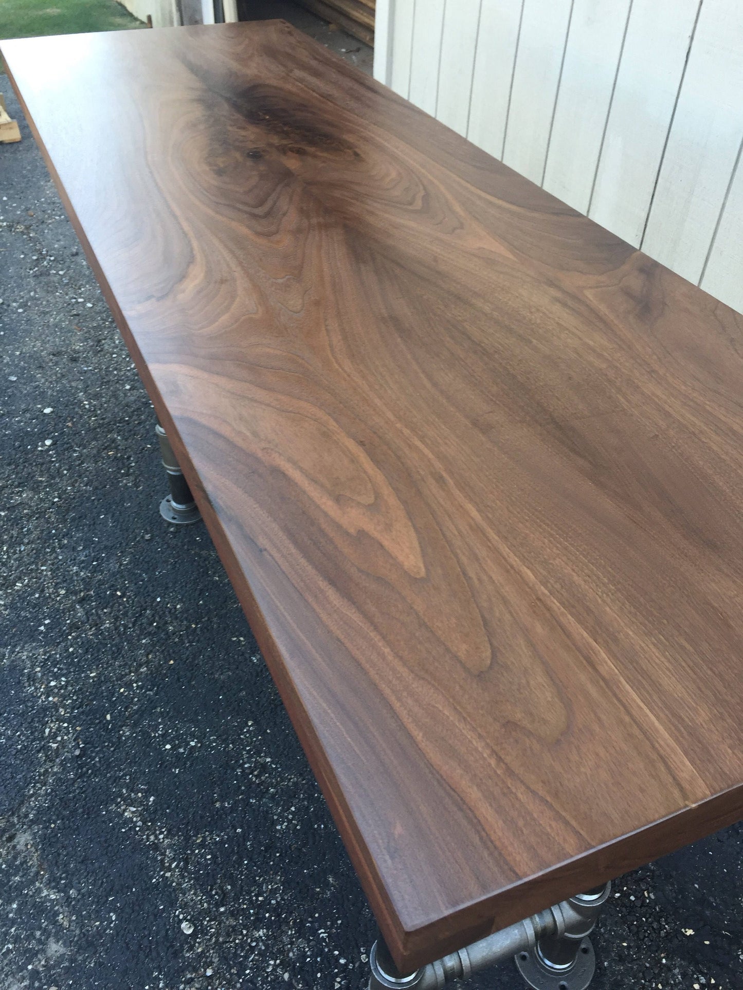 Black Walnut Slab Countertop Butcher Block Tabletop Only Reclaimed Counter Live Edge Walnut Bar Island