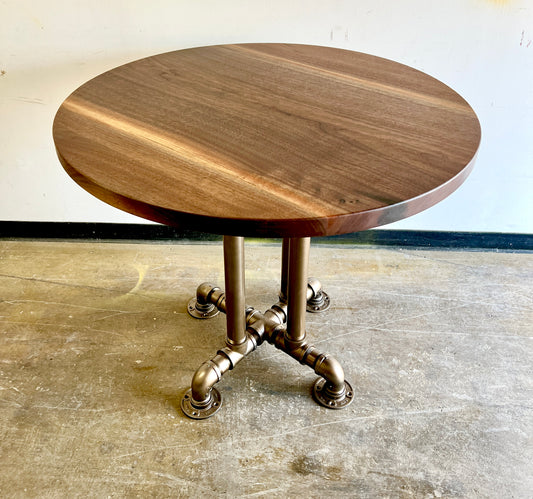 Large 72” Round Table  - Solid Salvage Wood