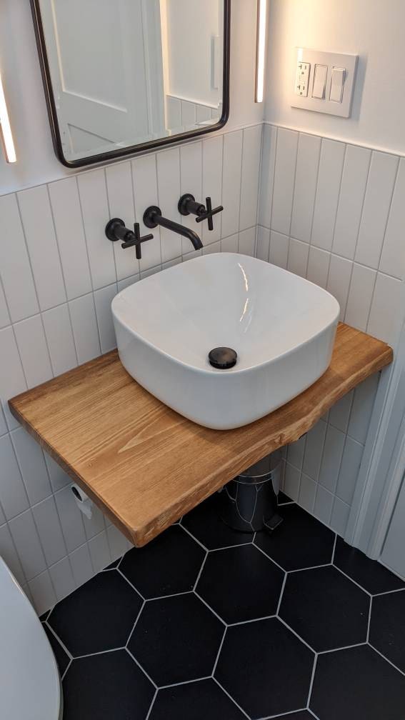 Custom Size Wood Vanity for Basin Sink