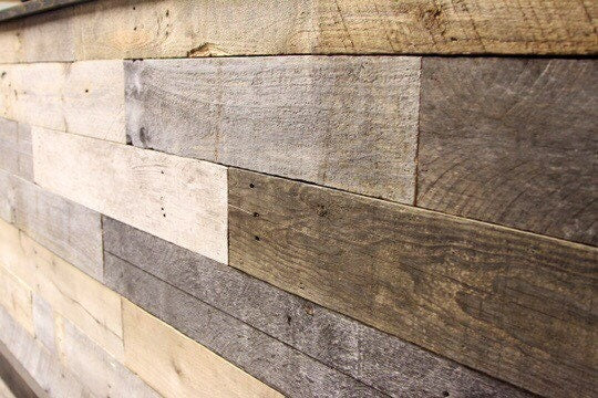 Reclaimed Wood Reception Desk, Custom Store Counter