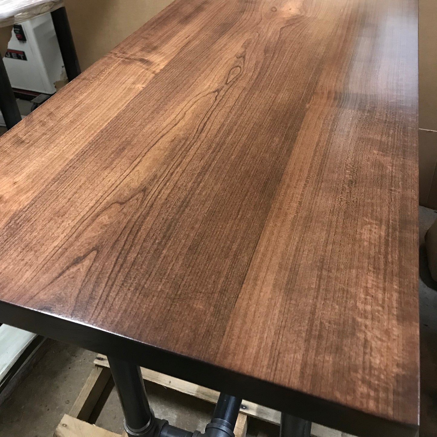 Wood Counter Top - Solid Butcher Block Tabletop - Live Edge Counter
