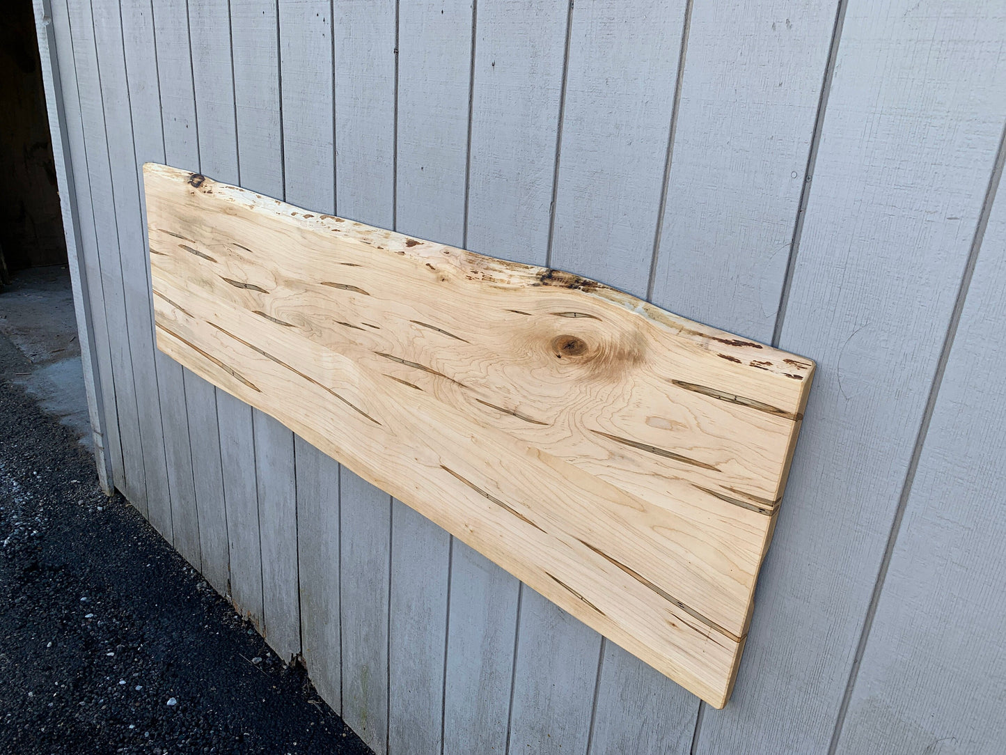 Live Edge Slab Headboard, Rustic Barn Wood Headboard  with Raw Edge, King, Queen, Double, Single, Twin Bed Headboard