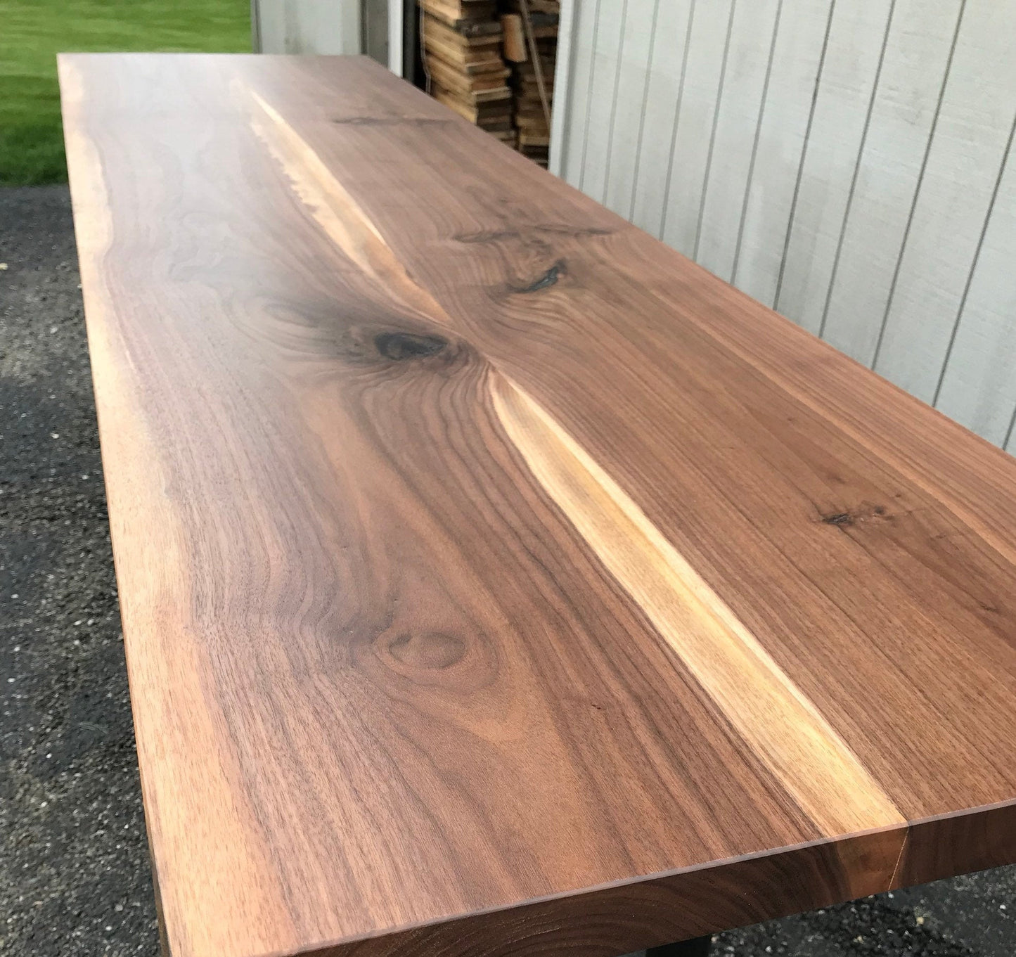 Custom Waterfall Countertop: Kitchen Island Extension Wood