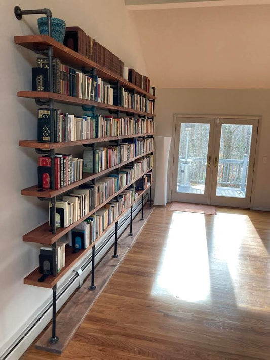 The Sinclair | Industrial Reclaimed Wood Shelving Unit