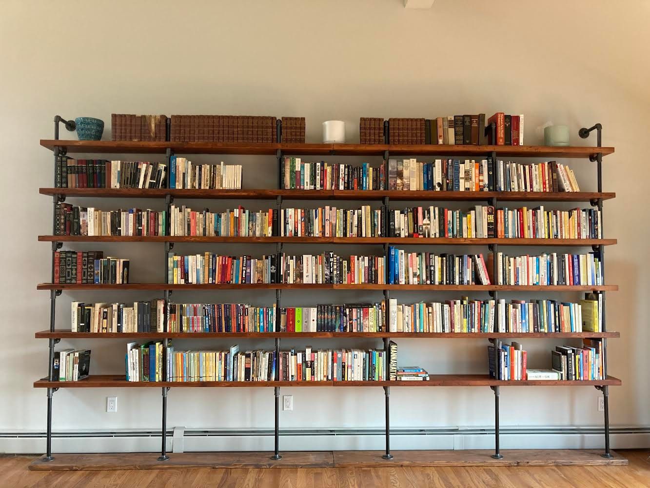 The Sinclair | Industrial Reclaimed Wood Shelving Unit