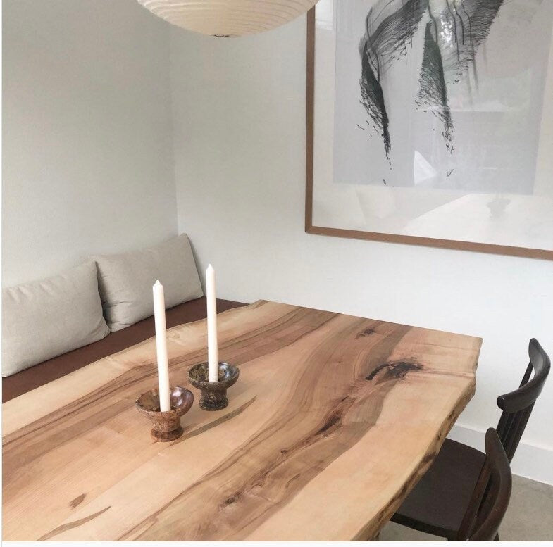 Rustic Dining Table, Solid wood Custom Bar Table-Reclaimed Wood & Steel