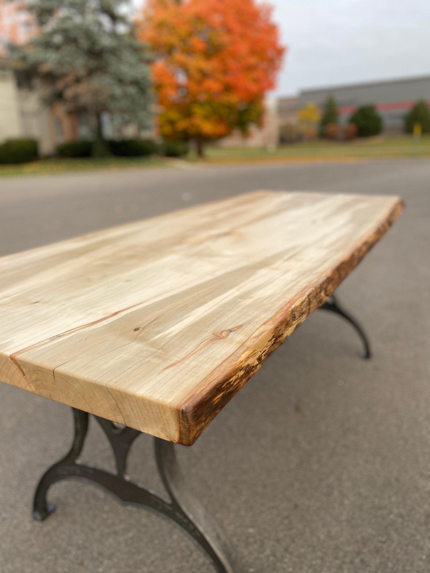 Rustic Dining Table, Solid wood Custom Bar Table-Reclaimed Wood & Steel