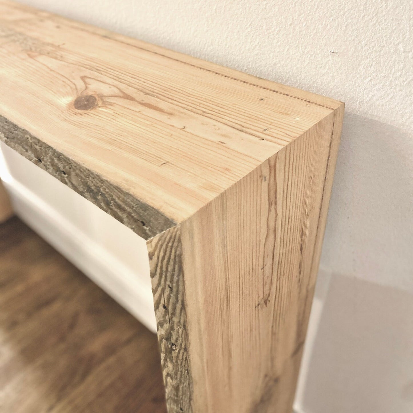 Reclaimed Wood Console Table: Minimalist Entry or Sofa Table