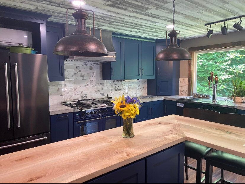 Maple Butcher Block Countertop: Solid Wood Counter / Desk / Tabletop DIY