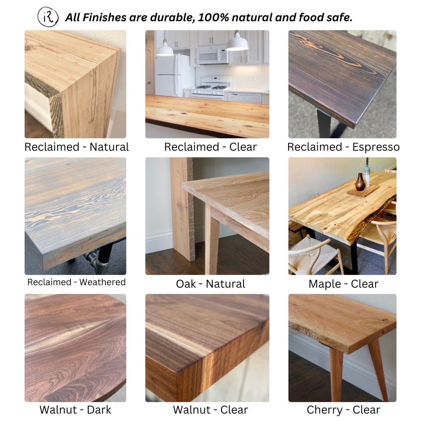 Reclaimed Wood Round Bar Table: Steel Pedestal Restaurant Table