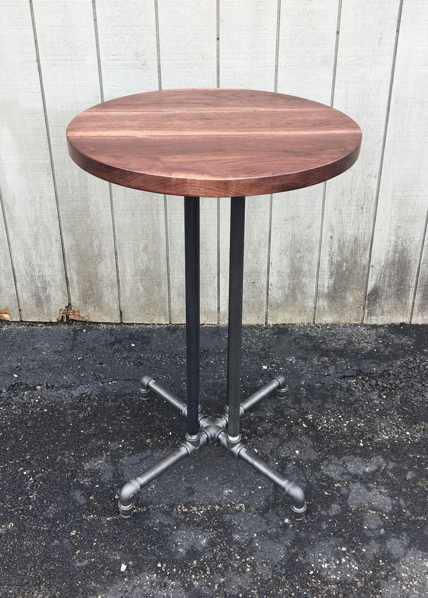 Pedestal Table Restaurant With Natural finish | Custom Sizes | Bar, Counter or Dining Height