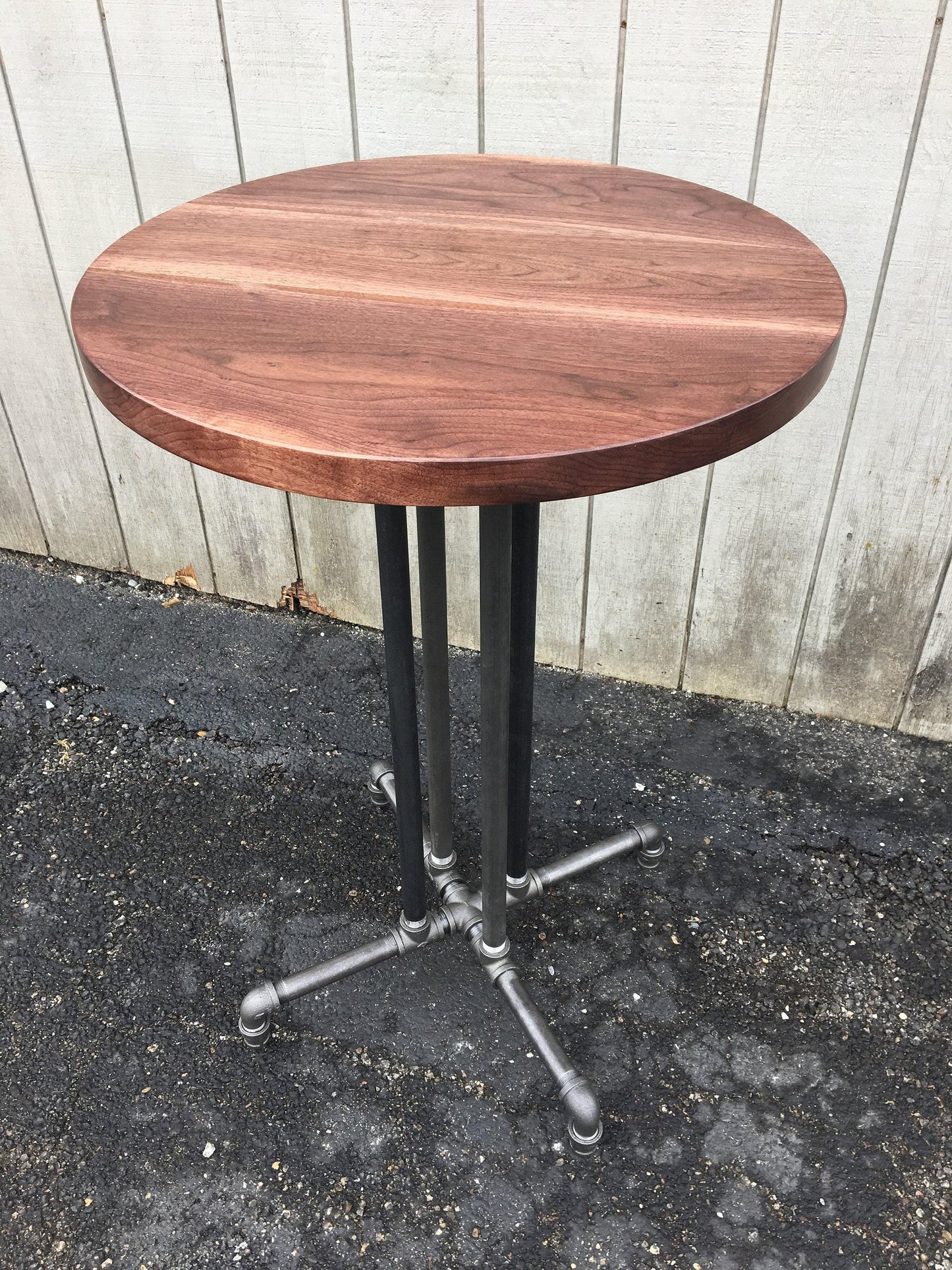 Pedestal Table Restaurant With Natural finish | Custom Sizes | Bar, Counter or Dining Height