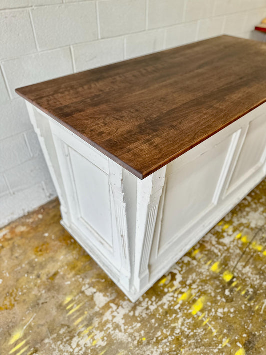 The Company Store | Apothecary Counter POS, English Shop Store Cash Wrap, Custom Design POS