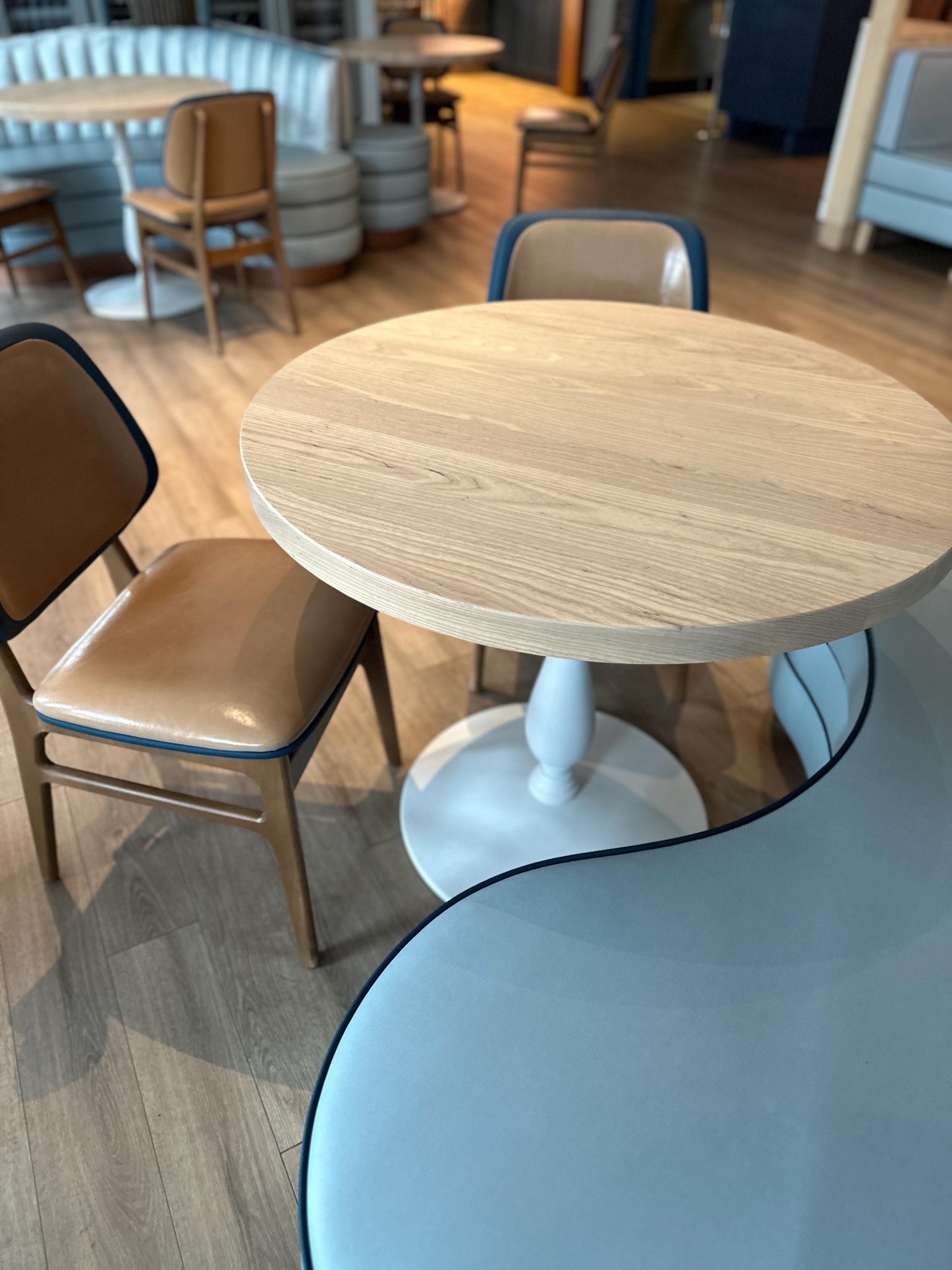 Custom Wood Restaurant Table  Oak, Walnut, Maple, Reclaimed Commercial Dining Top