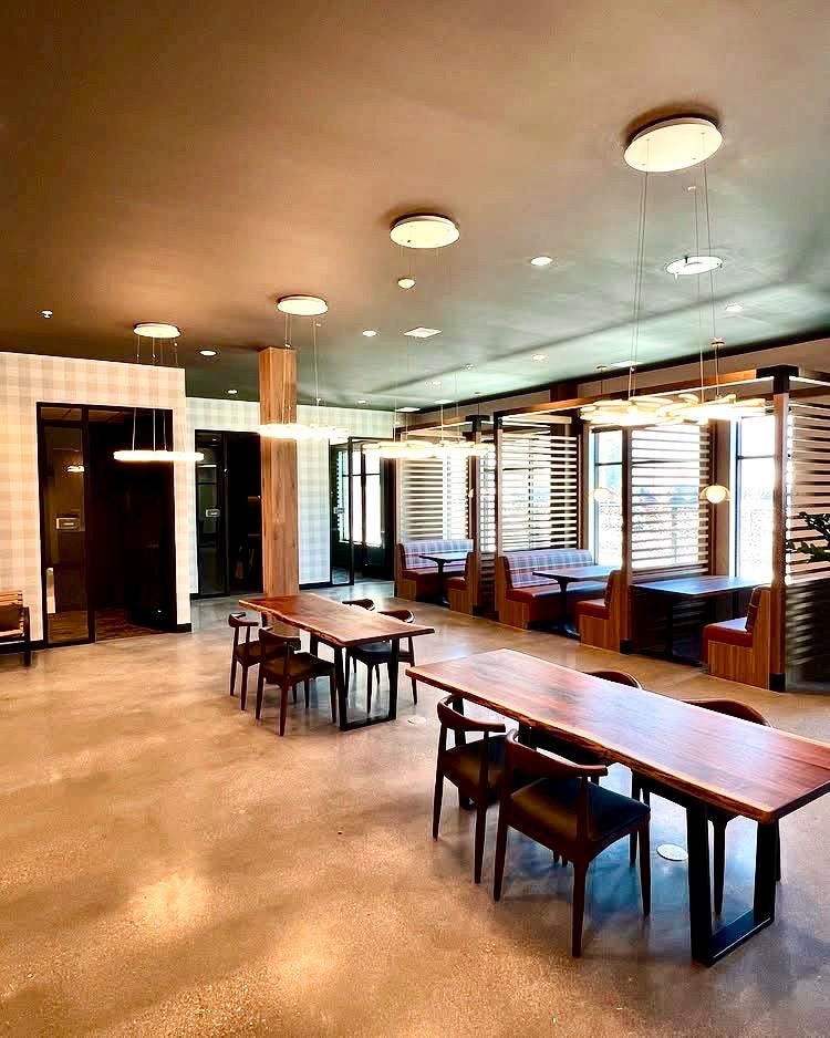 Custom Wood Restaurant Table  Oak, Walnut, Maple, Reclaimed Commercial Dining Top