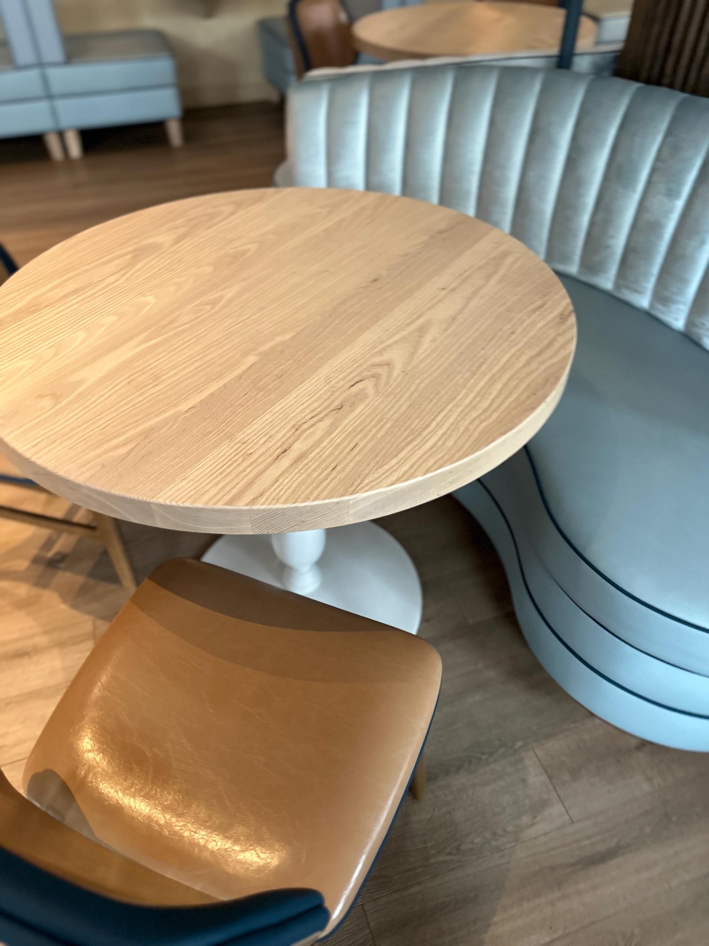 Custom Wood Restaurant Table  Oak, Walnut, Maple, Reclaimed Commercial Dining Top