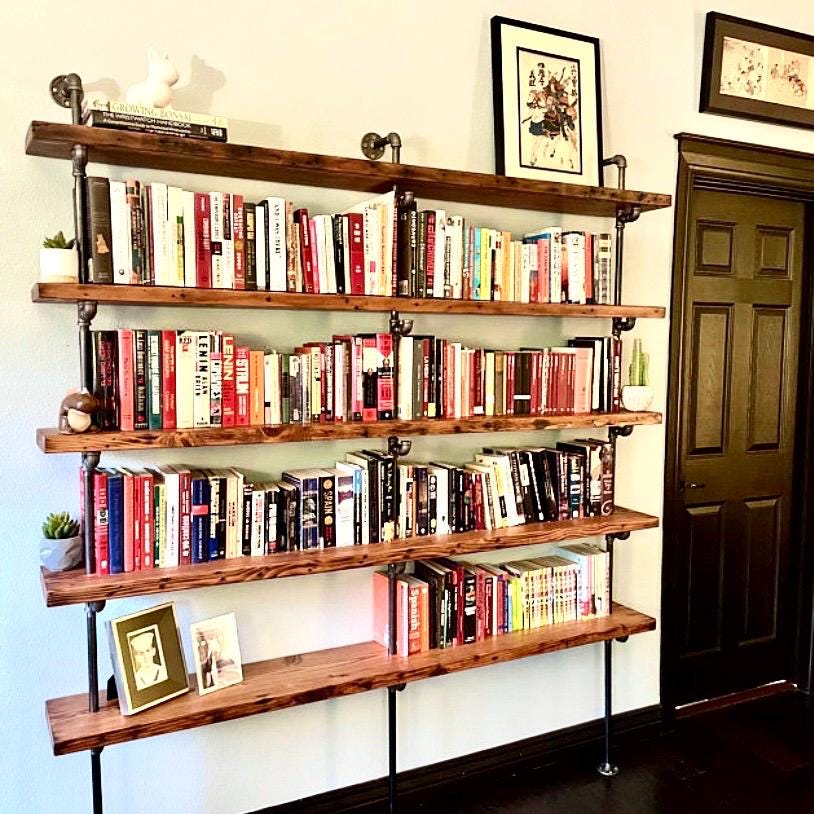 The Sinclair | Industrial Reclaimed Wood Shelving Unit