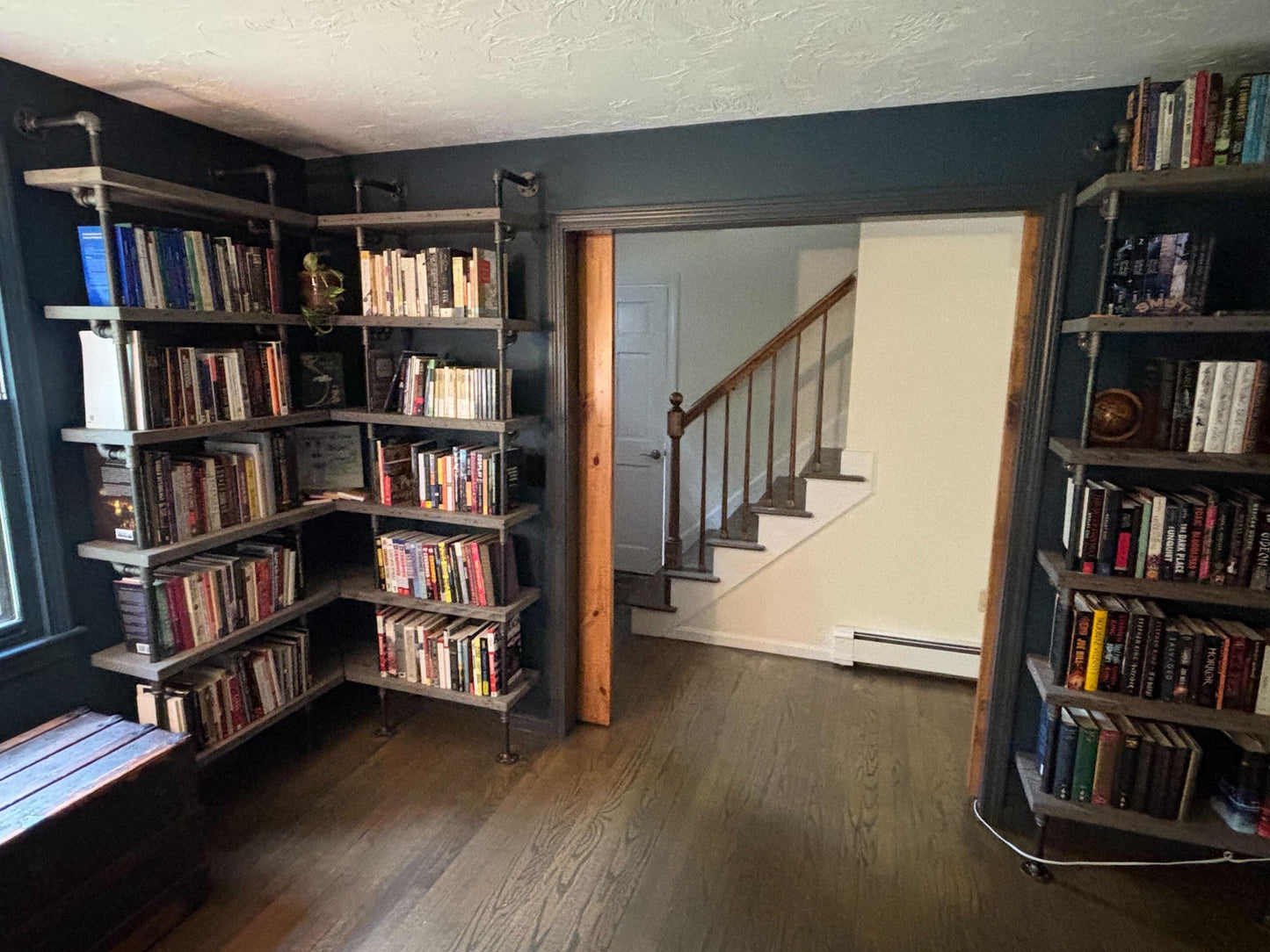 The Sinclair | Industrial Reclaimed Wood Shelving Unit