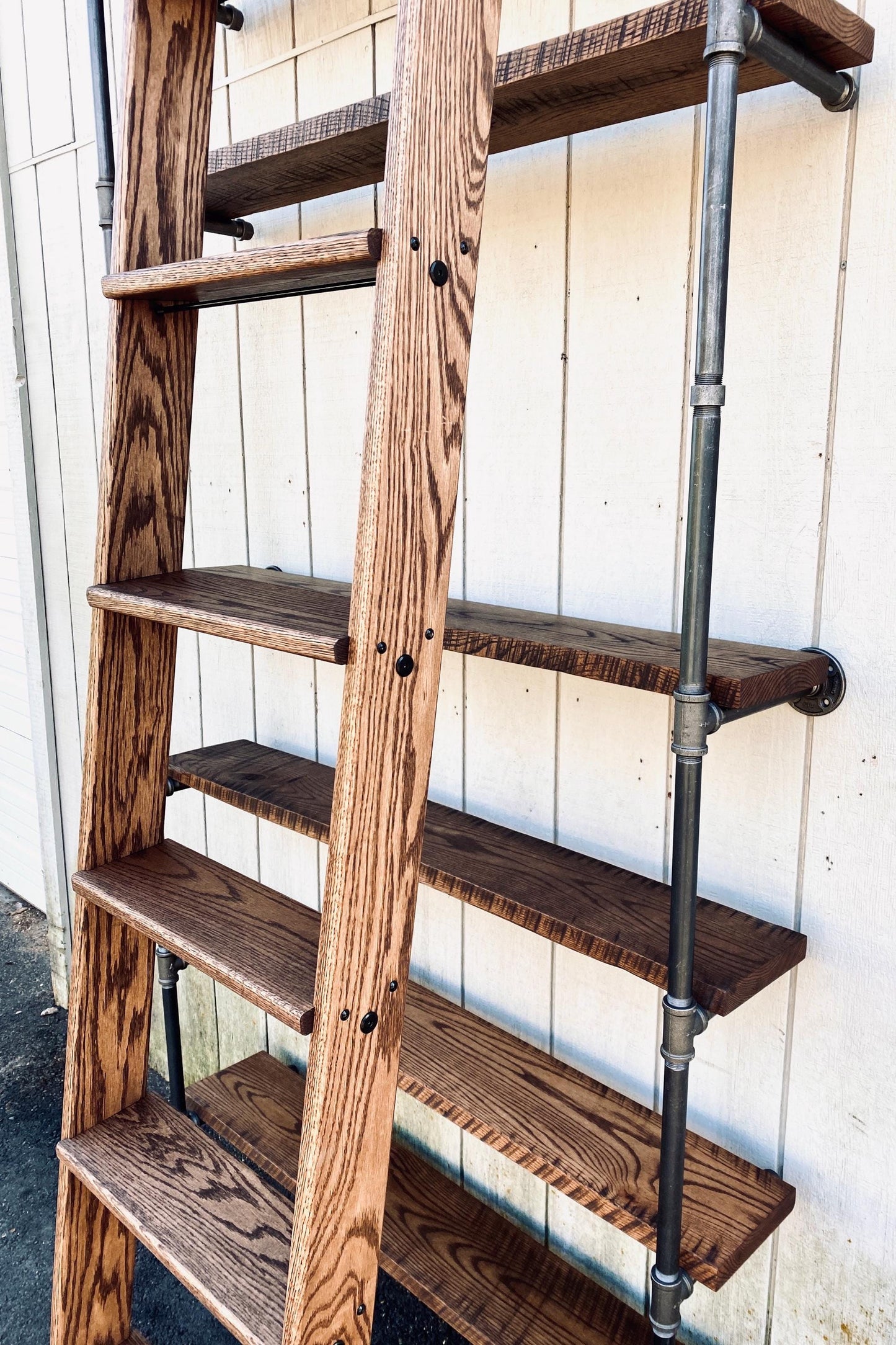 The Sinclair | Industrial Reclaimed Wood Shelving Unit