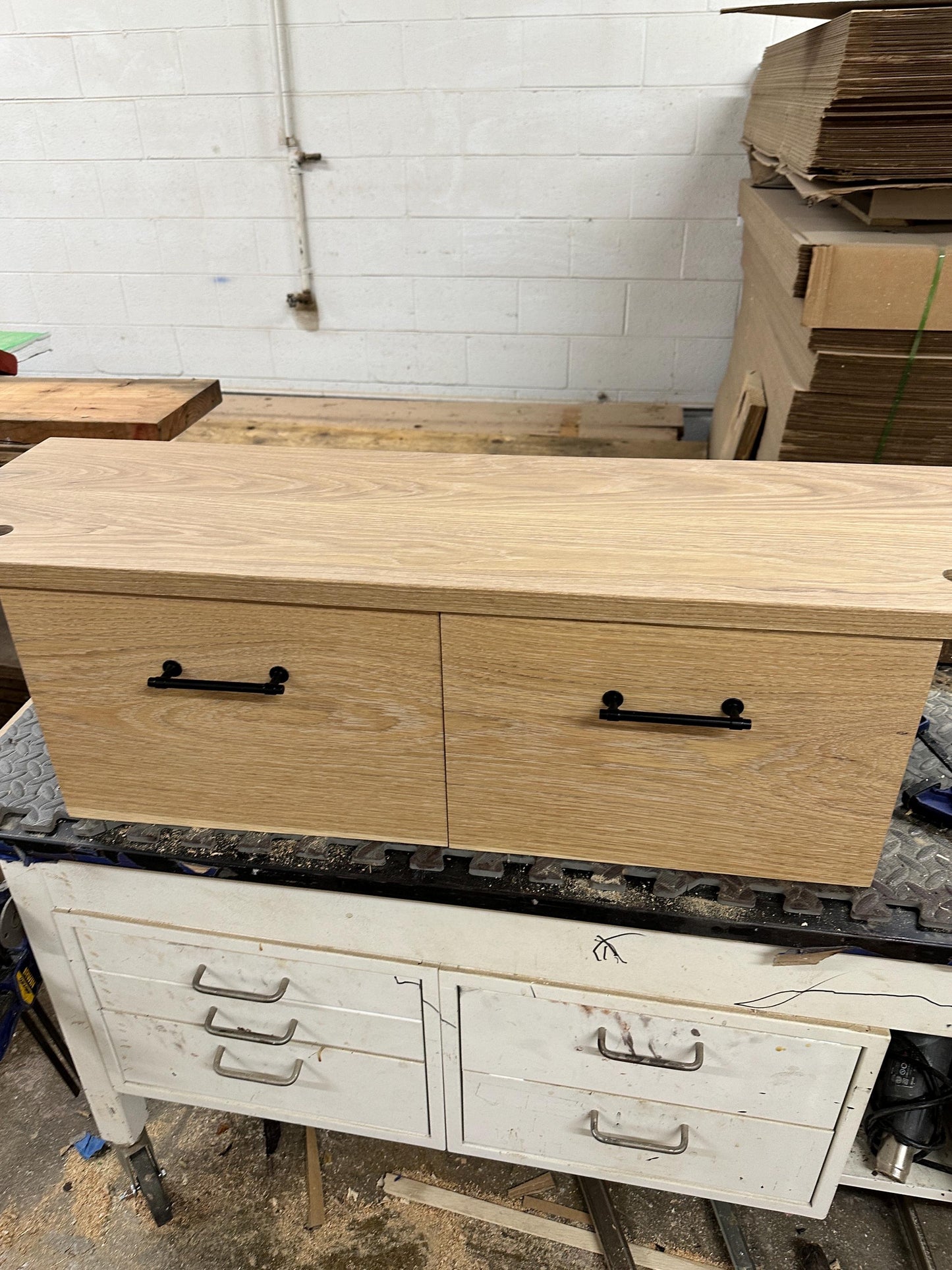 Butcher Block Desk, Industrial Desk, Custom Desk, Rustic Desk, Modern Drawers