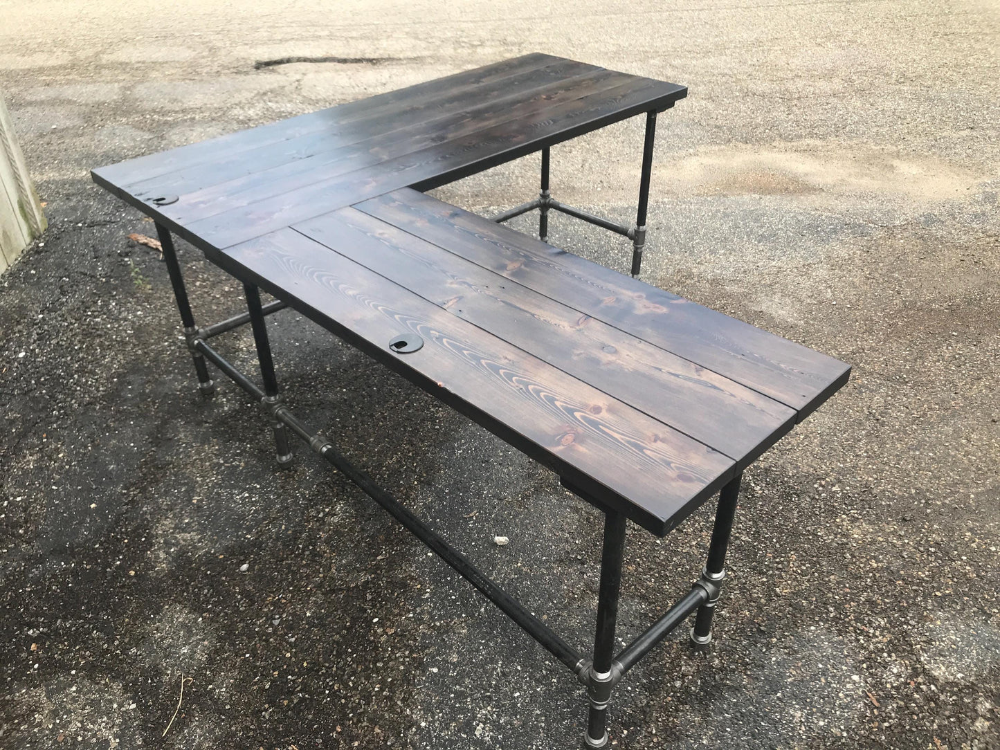 Butcher Block Desk, Industrial Desk, Custom Desk, Rustic Desk, Modern Drawers