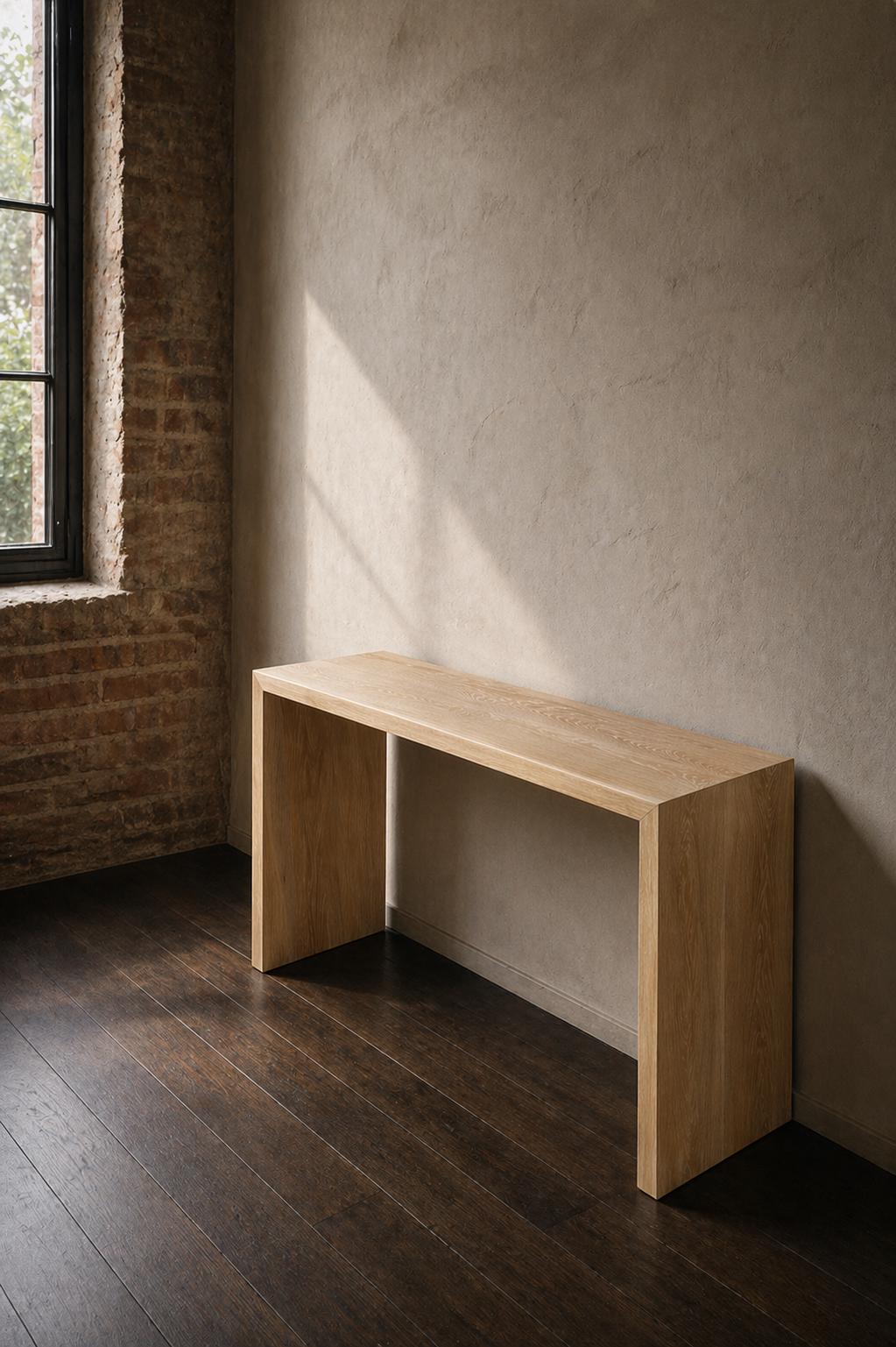 Reclaimed Wood Console Table: Minimalist Entry or Sofa Table