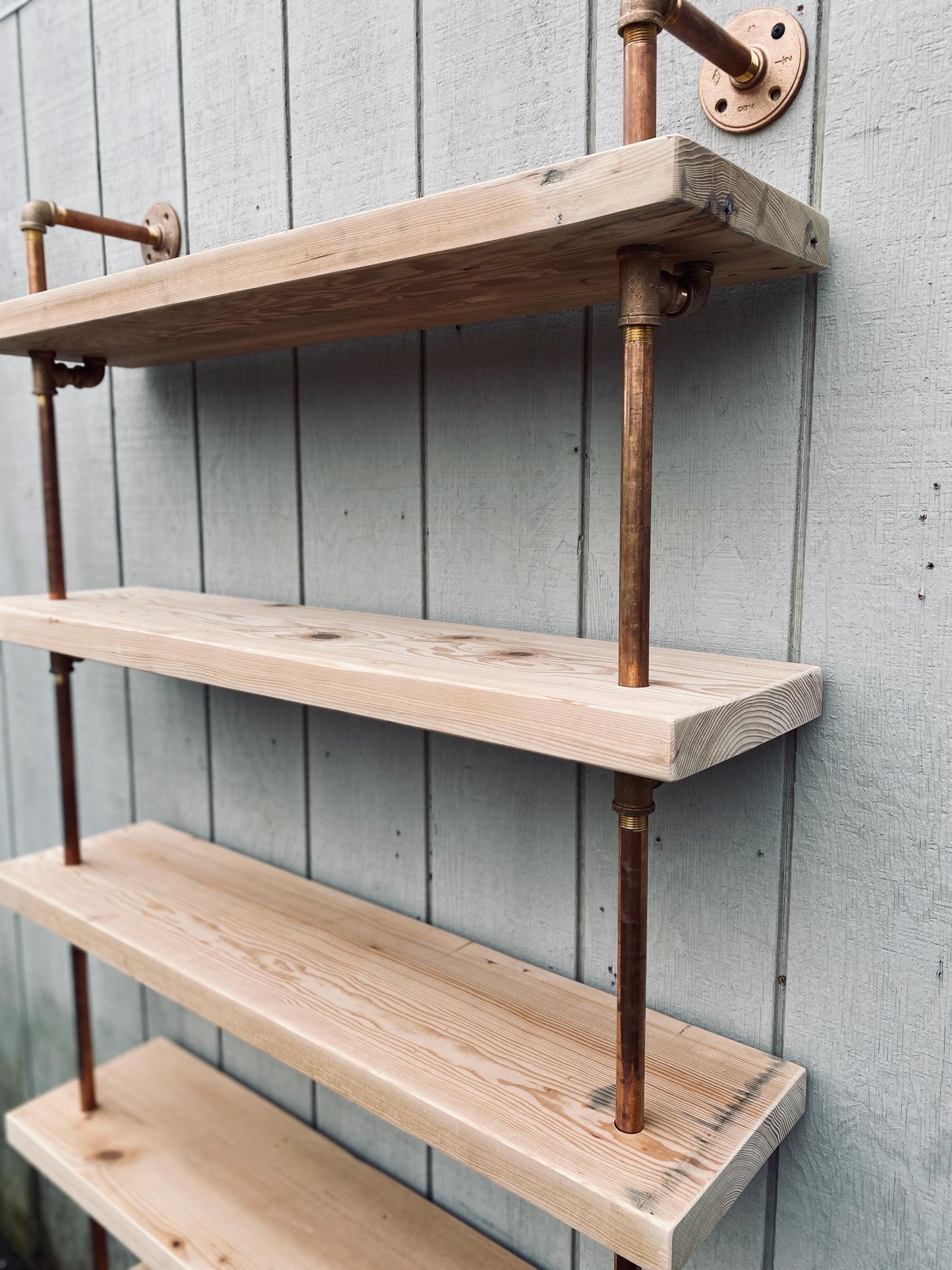 Custom Pipe Finish Color for Industrial Shelving / Table / Desk
