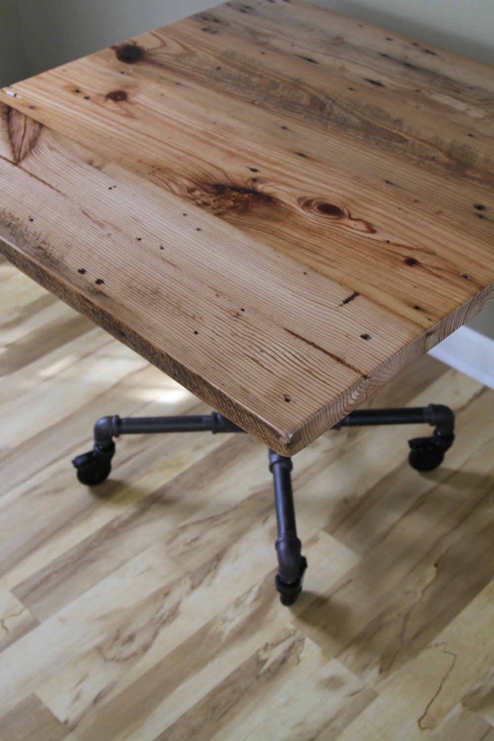 Custom Wood Restaurant Table  Oak, Walnut, Maple, Reclaimed Commercial Dining Top